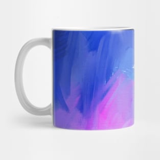 Beautiful and Colorful Blue Abstract Mug